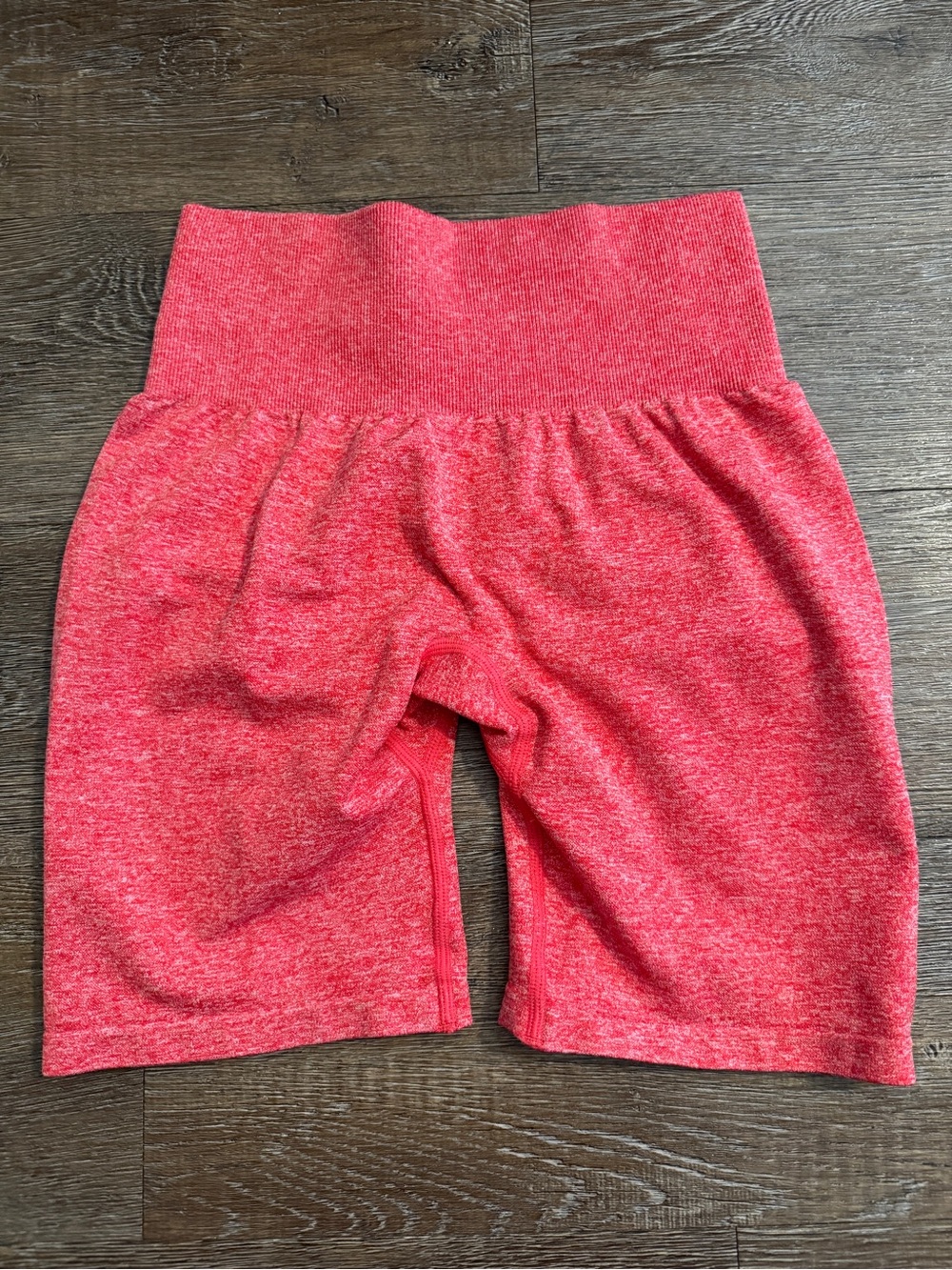 NVGTN Women's Heathered Red Athletic Shorts
